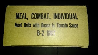Opening a 1966 MCI Meatballs with Beans in Tomato Sauce