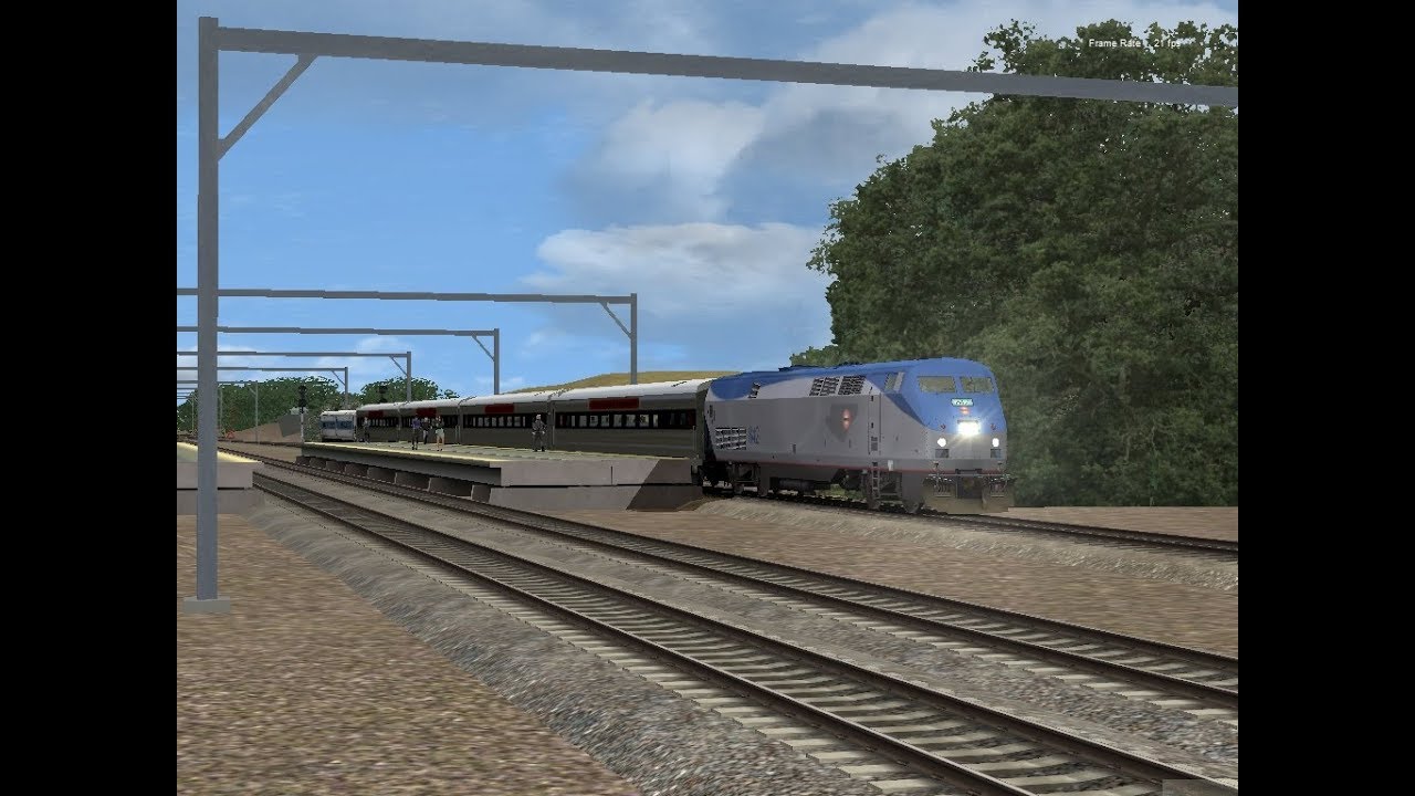 train simulator 2018 shore line east train 1634 youtube