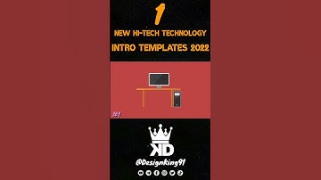New Hi-tech Technology Intro Template 1 For YouTube technology Channel 2022 No Copyright