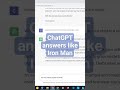 Iron Man answers in ChatGPT!!