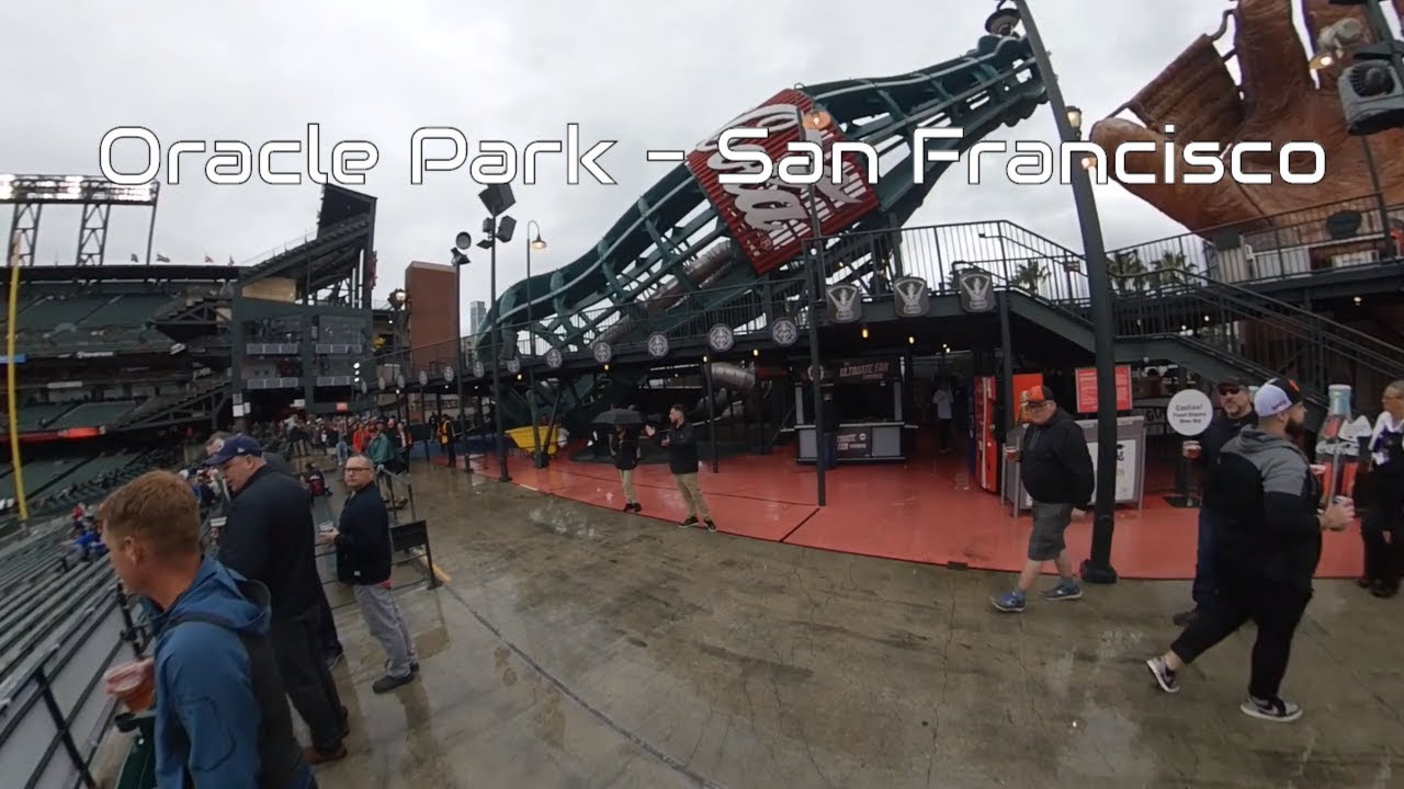 Walk #41 / Oracle Park Field Level Inner Walk - SF Giant vs Blue Jays- San Francisco Walking Tour