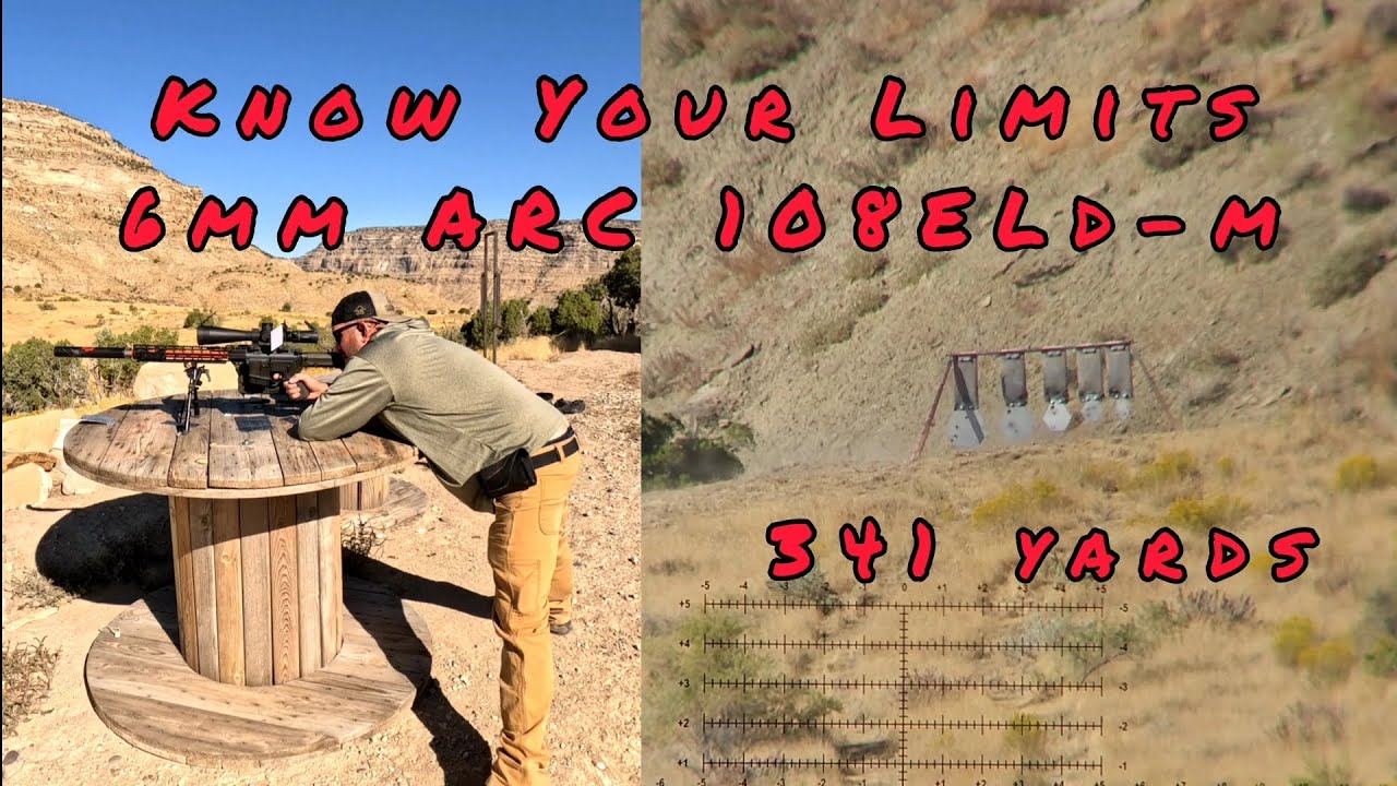 6mm Advanced Rifle Cartridge shooting the KYL rack at 341 yards - YouTube