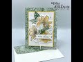 Stampin Up//Art in Bloom//Bloom Dies//Bloom Hybrid Embossing Folder//Hand-Penned  DSP//For a Friend