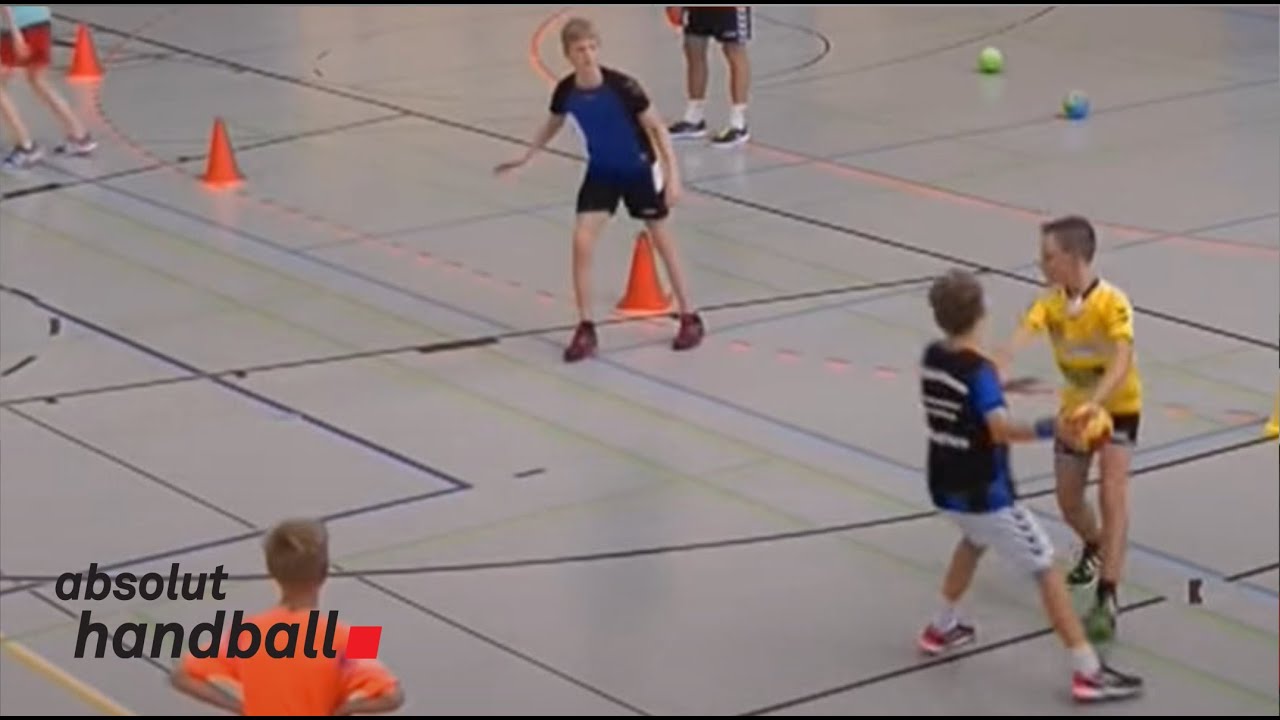 Teamtraining with boys aged 11 & 12 (Focus: Defense)