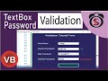 VB.Net | Password Validation In VB | TextBox Validation In VB.Net Windows Form Application