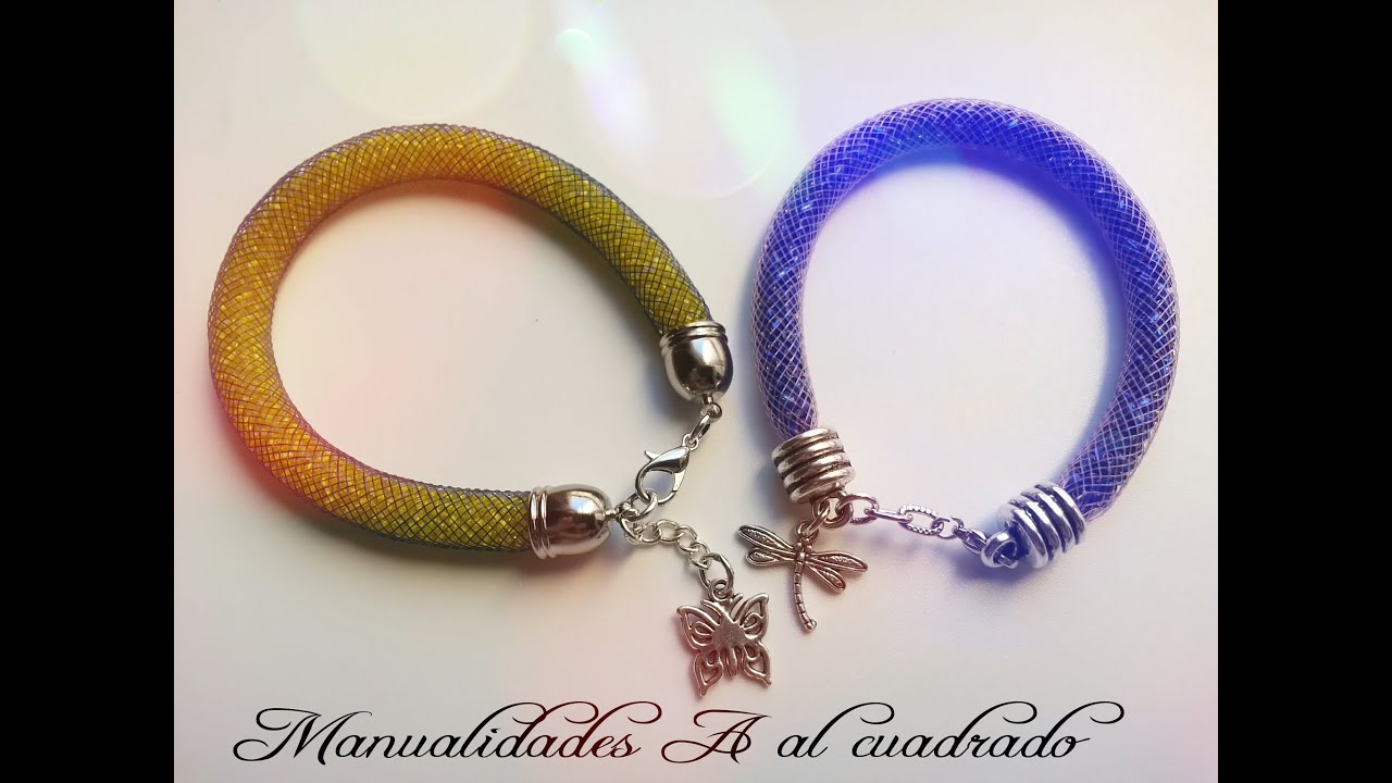 Como hacer una pulsera de malla muy fácil    es.PandaHall.com