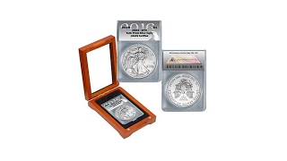 2016 Sp70 Anacs Satinfinish Silver Eagle Dollar Coin