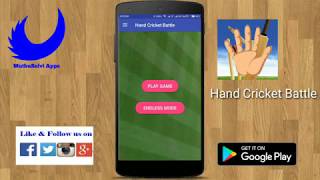 Hand Cricket Battle App | Version 1.3 Update Promo | MuthuSelvi Apps screenshot 2