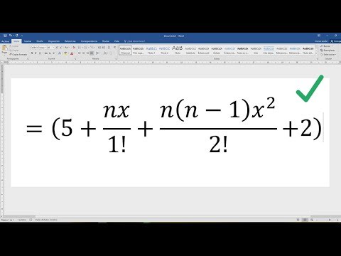 Video: ¿Cómo se insertan símbolos matemáticos en las páginas?