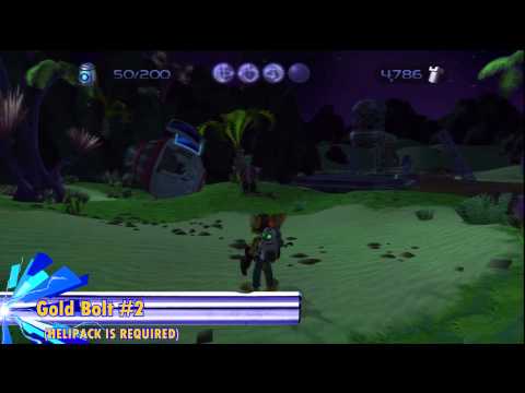 Ratchet & Clank (HD) - All Skill Points & Gold Bolts (Aridia)