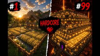 Minecraft Hardcore Live 14 Building shulker farm screenshot 5