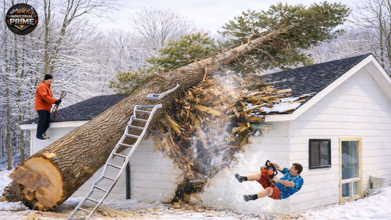 Idiots With Chainsaws: Tree Cutting Fails | Extreme Dangerous Logging Truck Fails #13