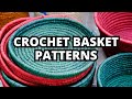 25 free crochet basket patterns beginner friendly crochet patterns