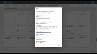 How to know SAP version in Fiori and SAP GUI