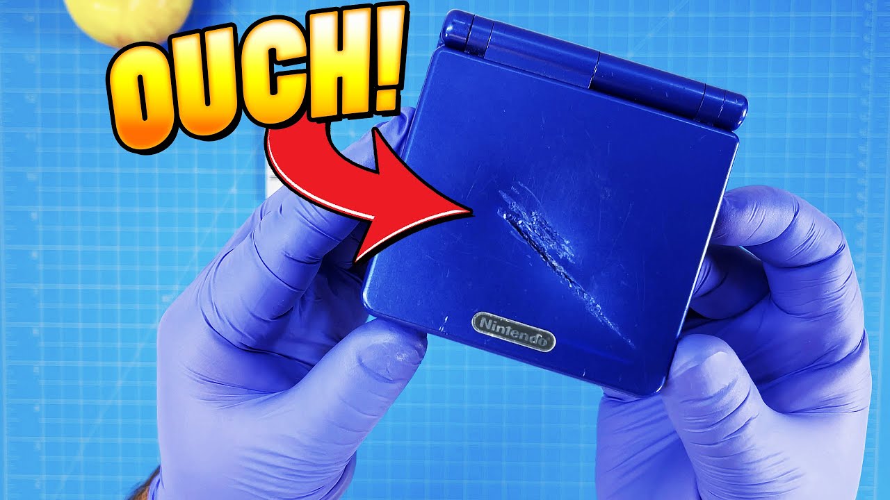How I restored This Gameboy Advance SP - Retro Console Repair - YouTube