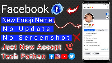 Script name emoji Facebook id | no update no screen shot | new method 2023 to 2024 #youtube #video