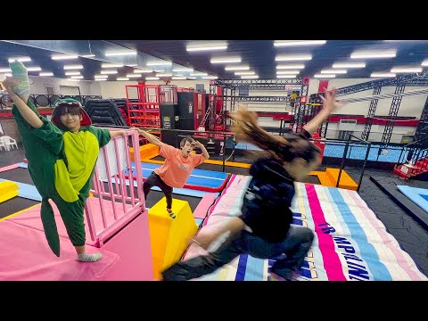Mr.JUMP】最近のトランポリンの遊び場はトランポリン以外も