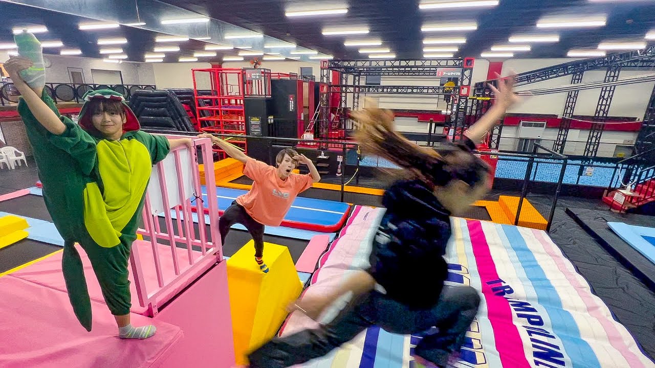 【Mr.JUMP】最近のトランポリンの遊び場はトランポリン以外もすごかった。