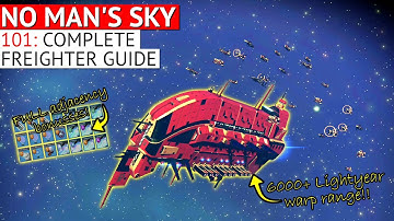 How to Fully Upgrade your Freighter in No Man