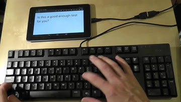 Google Nexus 7 Tips - Basics: #16 USB Keyboard