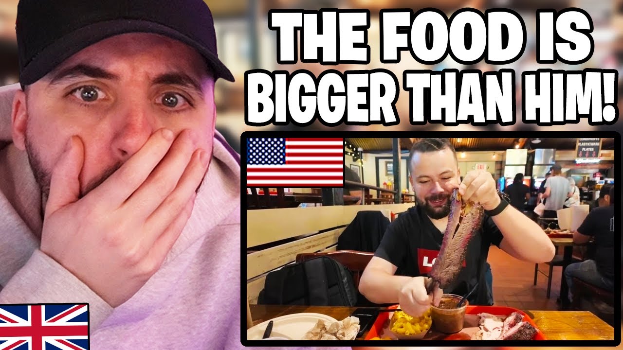 Brit Reacts to European Couple Tries American BBQ Food for the First ...