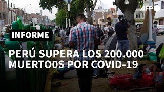 Perú supera los 200.000 muertos por covid-19 | AFP