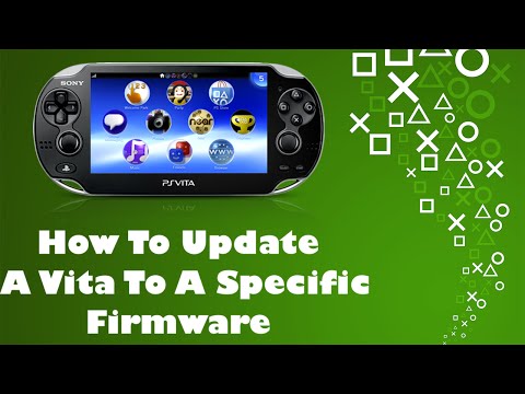 Updating A Lower Firmware Vita To a Specific Firmware