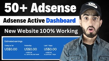 100% Working Adsense Active Dashboard Trick | Latest Method New Website 2024 | Mr Sham