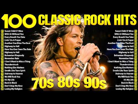 Guns N' Roses, Bon Jovi, ACDC,Metallica,Nirvana,Queen🔥Classic Rock Songs 70s 80s 90s Full Album 2026