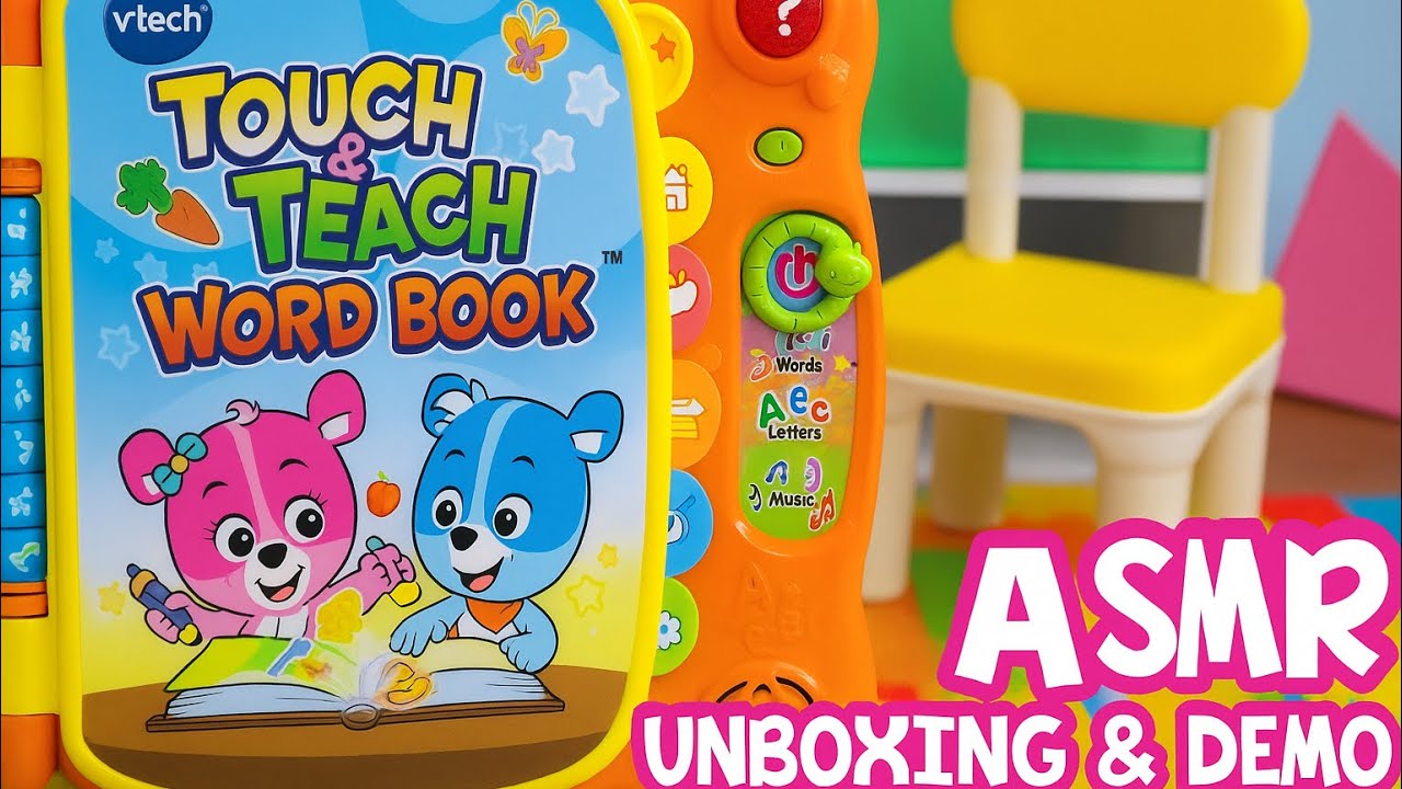 ASMR Unboxing: VTech Touch & Teach Word Book for Toddlers 🧸📚| Vtech toys for Babies