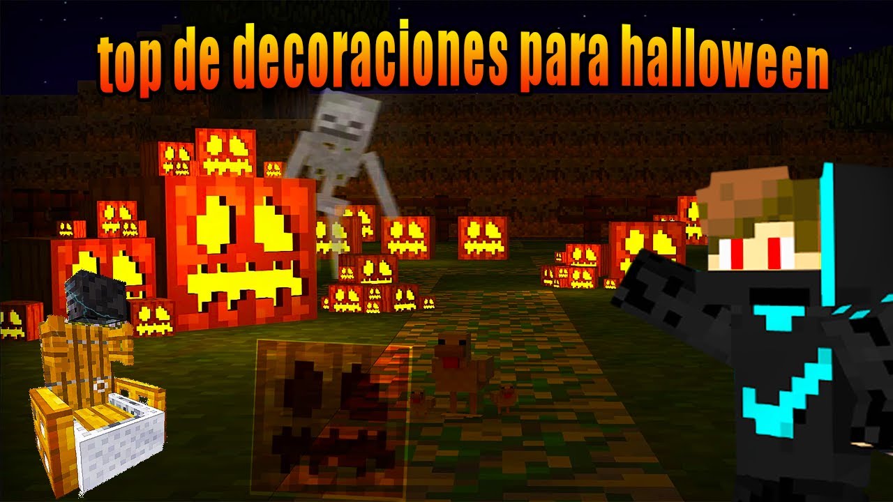 TOP De Las 8 Mejores Decoraciones De Halloween Para Minecraft Survival YouTube
