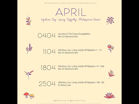 11 Apr 2021 | Infectious Joy: Philippians Series | BEFC