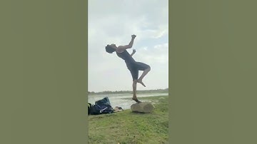 Gainer Layout Flip | #flip #parkour #tutorial #short #youtube #viral #stunt