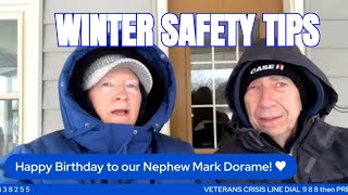 Retired Senior Couple | Winter Safety EXPERTS Share Their Top Tips for Home and Away!