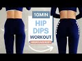 10min HIP & THIGH FAT BURN — Fill Hip Dips, Slim Thighs & Grow Side Glutes (No Equipment!)