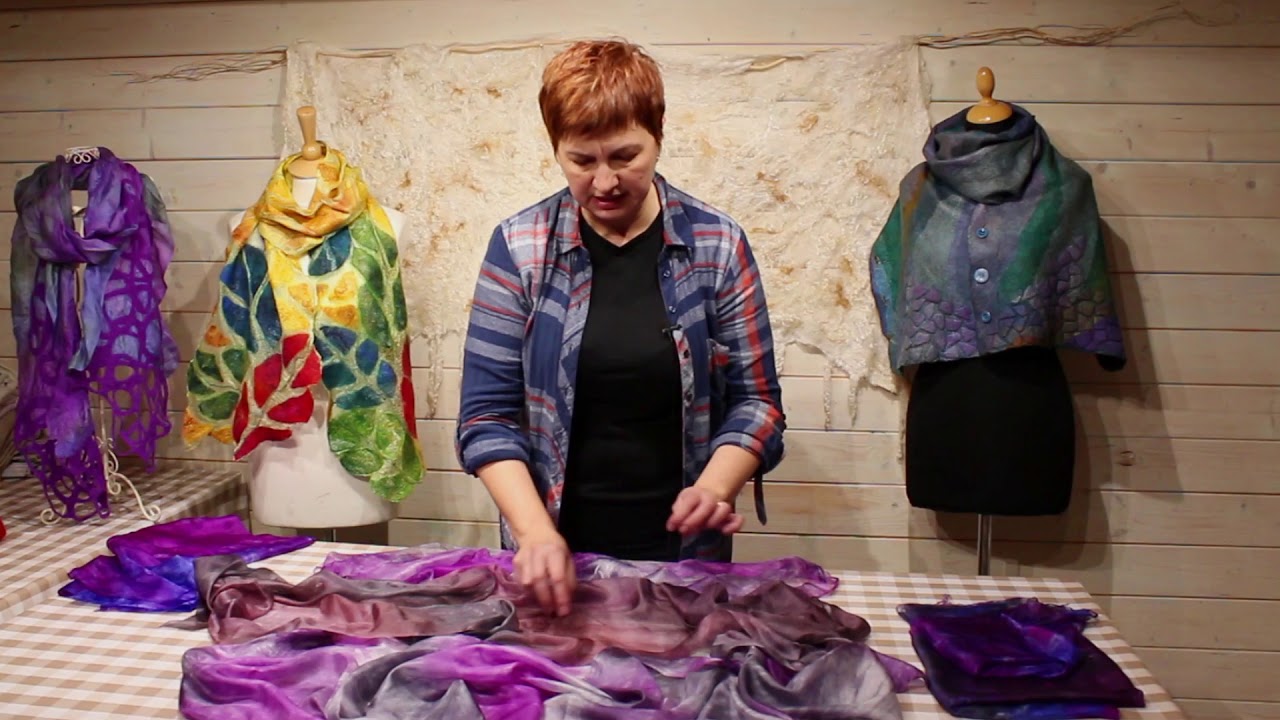 Let's dye silk multicoloured YouTube