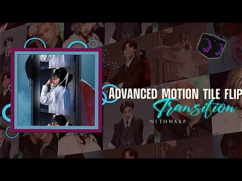AE inspired Motion tile flip transition tutorial|| Flip transition with turb tutorial||