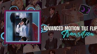 AE inspired Motion tile flip transition tutorial|| Flip transition with turb tutorial||