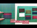 Sew at home 19  diy natural cork cardholder case vegan wallet made with cork fabric