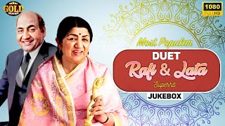 Most Popular Superhit Duet Video Songs Jukebox Of Lata Mangeshkar &amp; Mohammed Rafi - HD