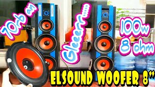 Elsound Woofer 8 Inch 100w Magnet kecil gleerr...... | harga murah 70 ribuan