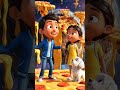 Story: The Floating Pizza Planet#100viral #animation #trendingshorts #usa #cartoon