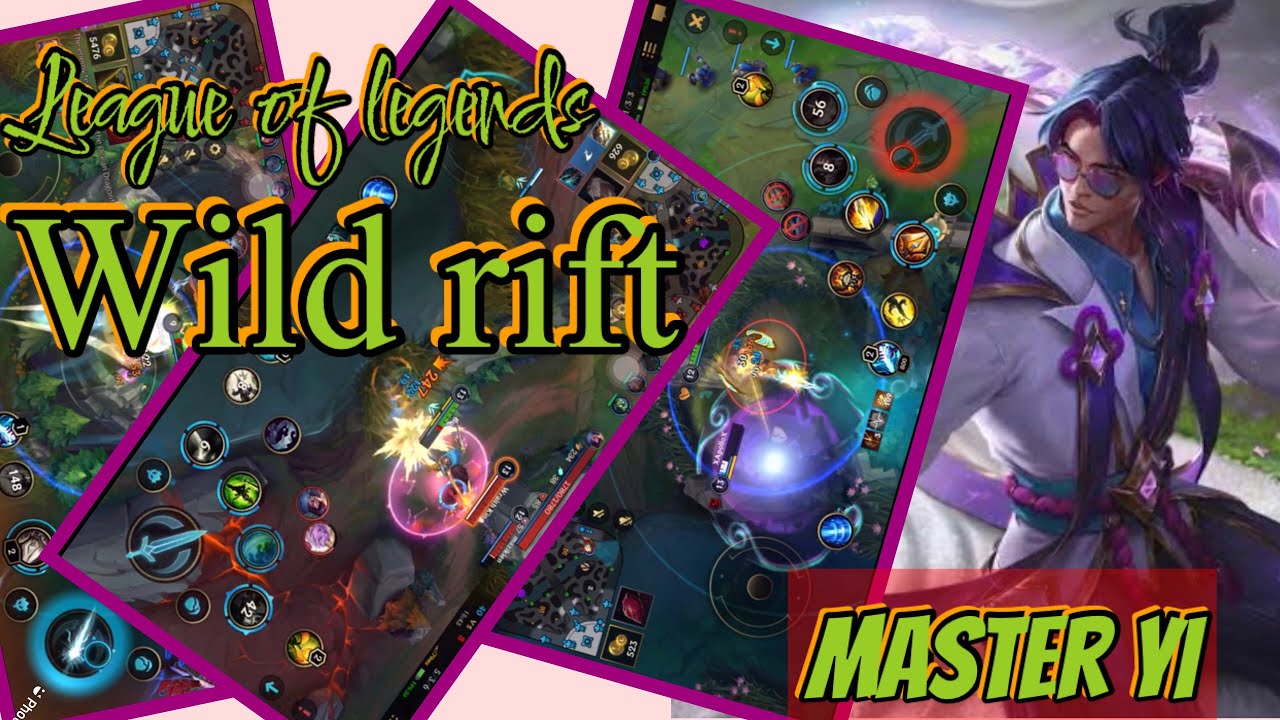 WILD RIFT/LEAGUE OF LEGENDS/MASTER YI/DOUBLE KILL/KILLING SPREE/SOLO ...