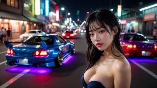 Tokyo Midnight Drift — 3 Hour Techno & DnB Set | Rooftop Session Japan 🇯🇵