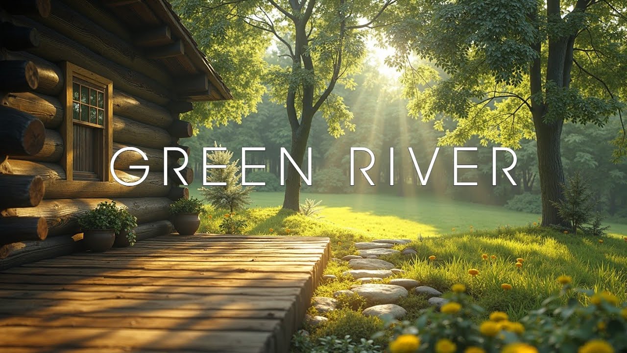 Звуки природы Речная хижина: Расслабляющая фортепианная музыка для медитации и спокойствия