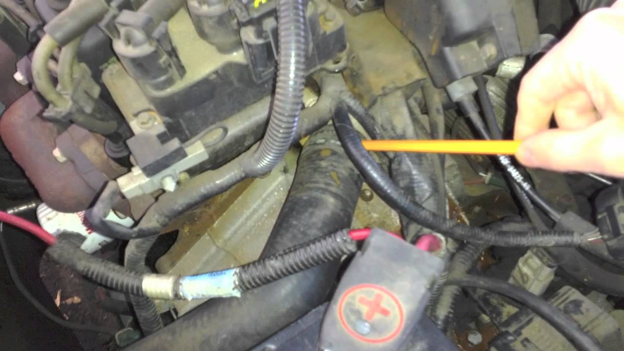 98 Ford taurus se thermostat location #1