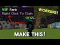 How to Make Claimable  Ranks In Minecraft Server! | Right Click to Claim Vouchers Tutorials!