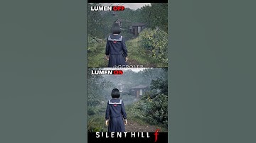 LUMEN ON vs OFF 😱 SILENT HILL f