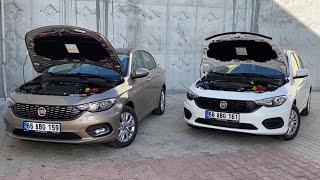 Fiat Egea 1.3 Dizel Mi ? 1.6 Dizel Mi ?  Yan Yana Getirip İnceledik  Muhabbet Tadında