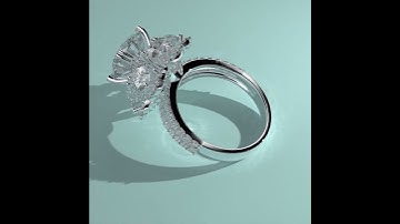 Jewelry 3D Rendering Service | 3D Jewelry | Studio Virtual Reality | Matrix | Rhino | Diamond